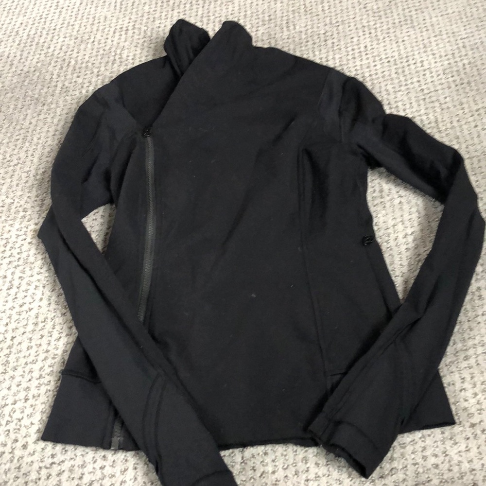 Lululemon cross over cowl neck zip up